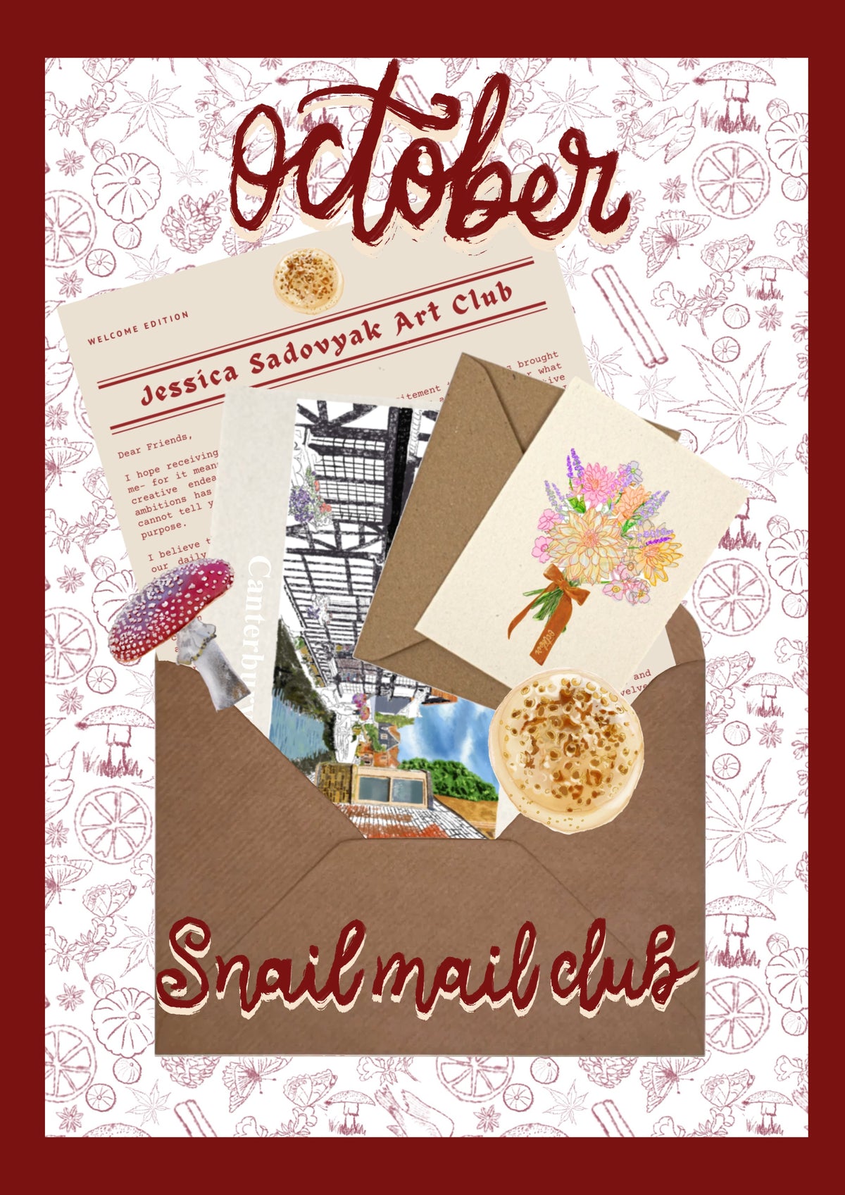 Jessica Sadovyak Art Mail Club